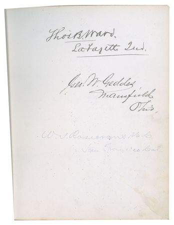 Lot #110 19th Century Politicians and Notables Autograph Album - Image 4