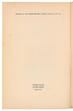 Lot #163 Emmett Dalton: Scarce volume signed by the Old West outlaw - Image 3