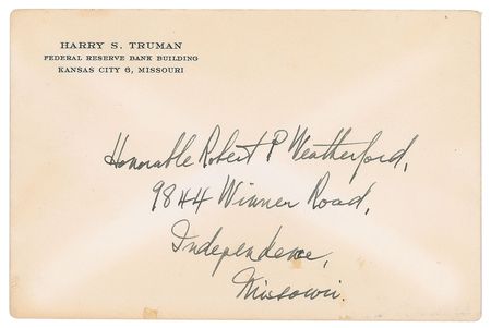 Lot #33 Harry S. Truman: ?If you need more put in a good sized yell and you?ll get it? - Image 2