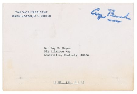 Lot #57 George Bush Handwritten Letter Signed - Image 3