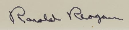 Lot #84 Ronald Reagan Signed Photograph - Image 2