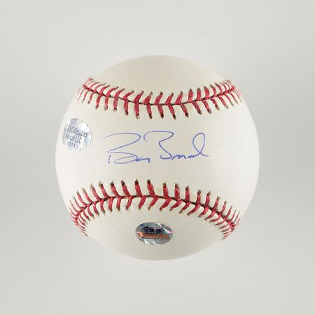 Lot #775 Barry Bonds Baseball Bat and Baseball - Image 2