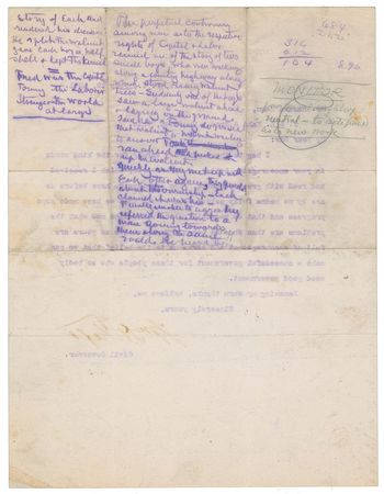 Lot #97 William H. Taft: As governor of the Philippines, Taft aims to 