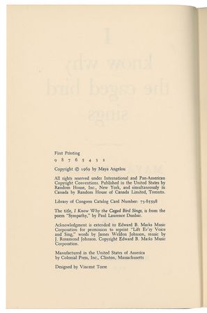 Lot #471 Maya Angelou Book - Image 2