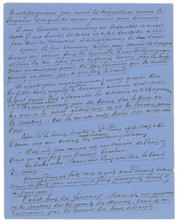 Lot #417 Alexandre Dumas, pere Signed Manuscript - Image 2