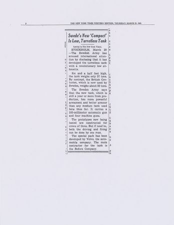 Lot #45 John F. Kennedy: JFK writes to McNamara on tank technology: 