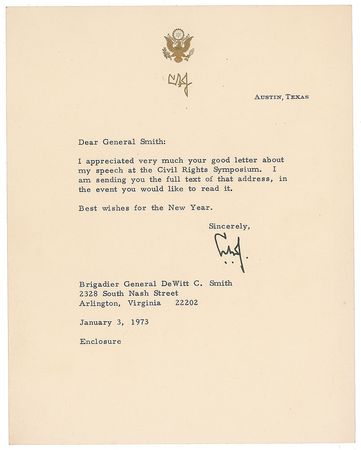 Lot #72 Lyndon B. Johnson - Image 1