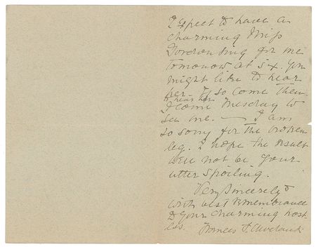 Lot #60 Frances Cleveland - Image 2