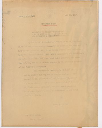 Lot #101 Harry S. Truman - Image 2