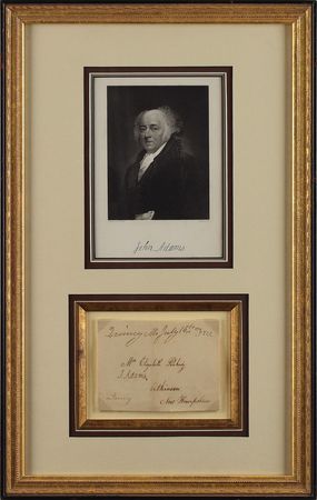 Lot #4 John Adams Free Frank - Image 2