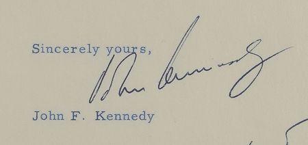 Lot #42 John F. Kennedy: Senator Kennedy accepts an Andrew Johnson impeachment ticket - Image 2