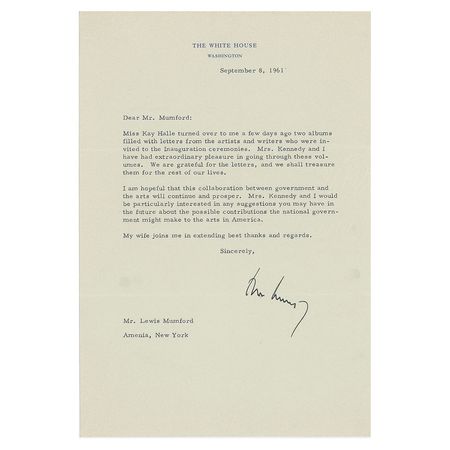 Lot #43 John F. Kennedy: 
