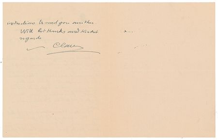 Lot #486 Paul Claudel Handwritten Letters Signed - Image 4