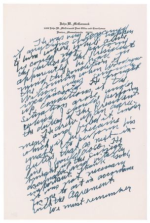 Lot #218 John W. McCormack - Image 2