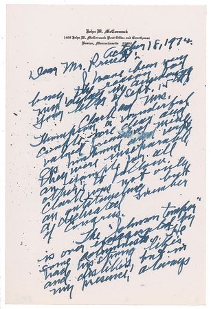 Lot #219 John W. McCormack - Image 1