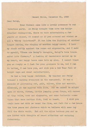 Lot #208 Helen Keller Typed Letter Signed - Image 2