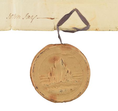 Lot #125 John Jay Signed Document - Image 2