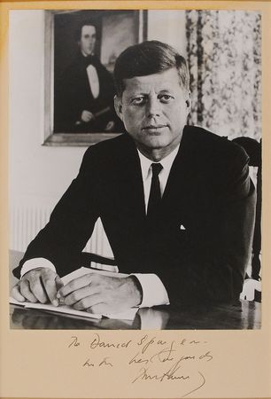 Lot #38 John F. Kennedy Signed Photograph - Image 1