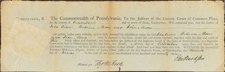 Lot #109 Thomas McKean Signed Document - Image 2
