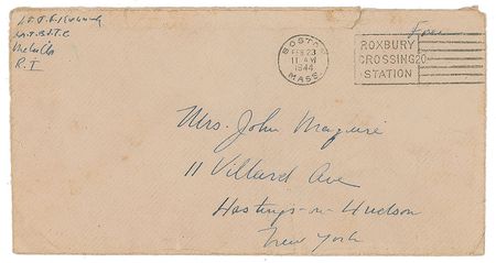Lot #39 John F. Kennedy: Lt. Kennedy to the wife of a fellow PT-109 survivor - Image 3