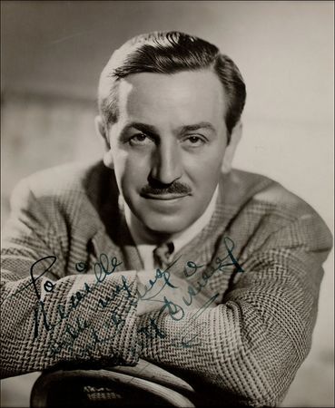 Lot #385 Walt Disney Signed Photograph - Image 1