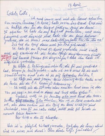 Lot #676 Fritz Lang Handwritten Letter Signed - Image 1