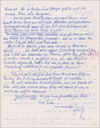 Lot #676 Fritz Lang Handwritten Letter Signed - Image 2