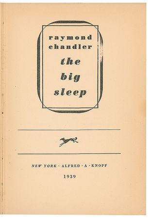 Lot #406 Raymond Chandler Book - Image 1