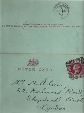 Lot #413 Charles L. Dodgson Handwritten Letter Signed - Image 2