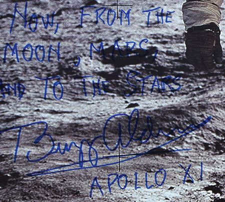 Lot #320 Buzz Aldrin Poster - Image 2