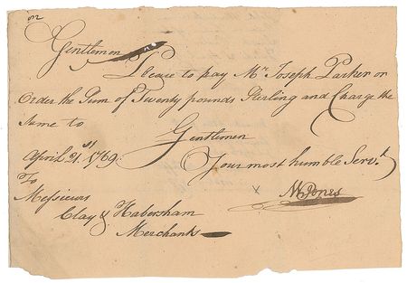 Lot #207 Noble Wimberly Jones Signed Document - Image 1