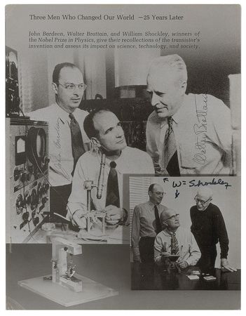 Lot #231 Nobel Scientists: Transistor Booklet - Image 1