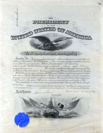Lot #22 Theodore Roosevelt Signed Document