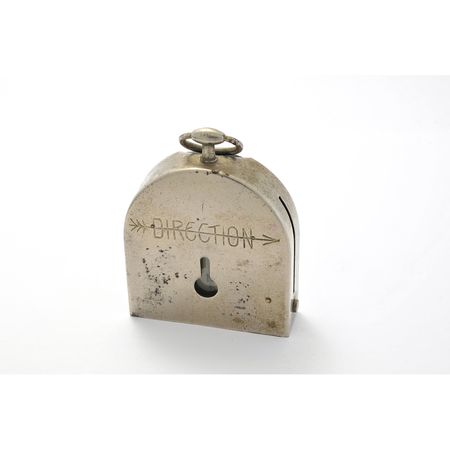 Lot #122 Oskar Schindler: Oskar Schindler's personal possessions?a 1938 Sudetenland Medal, Longines watch, compass used to flee Germany, and more! - Image 2