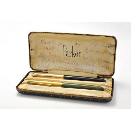 Lot #122 Oskar Schindler: Oskar Schindler's personal possessions?a 1938 Sudetenland Medal, Longines watch, compass used to flee Germany, and more! - Image 13