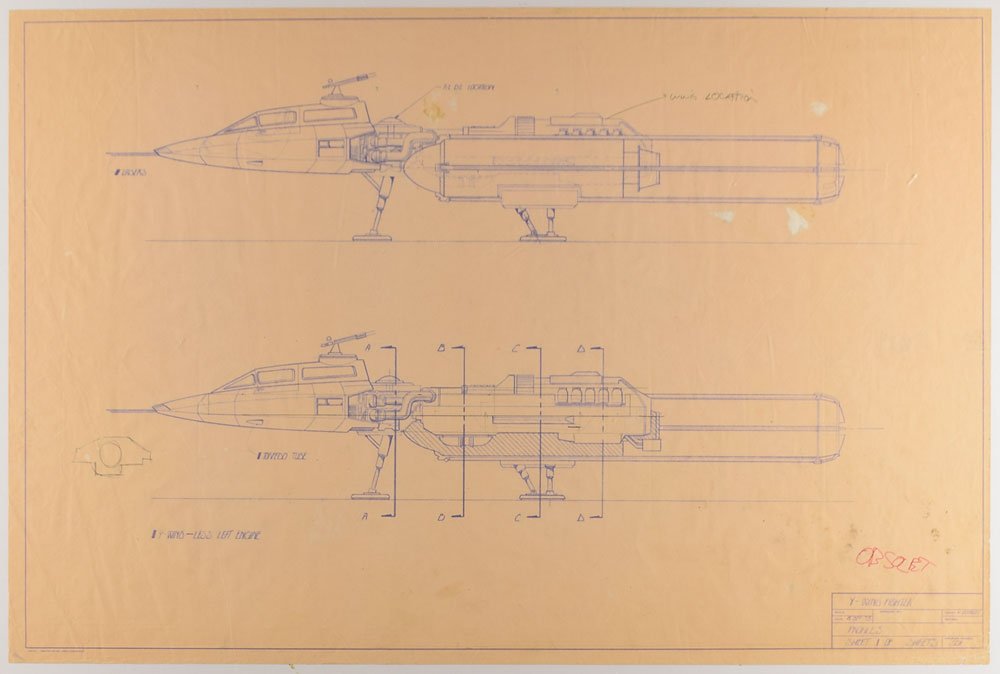 Star Wars Original Blueprints | RR Auction