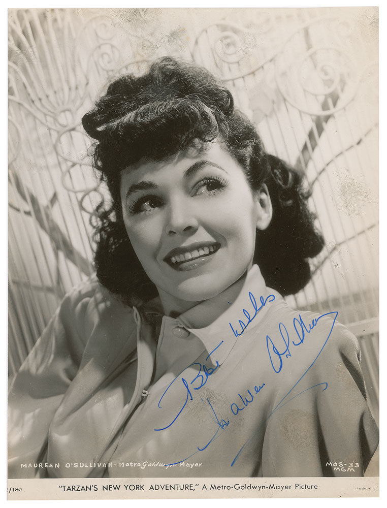 Maureen O'Sullivan Signed Photographs | RR Auction