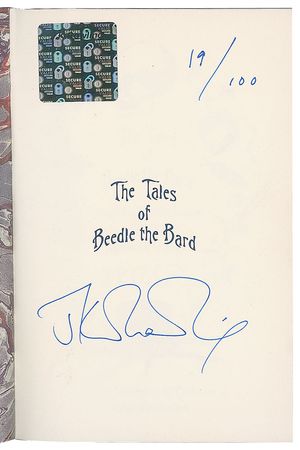 Lot #7538 J. K. Rowling Signed Book - Image 6