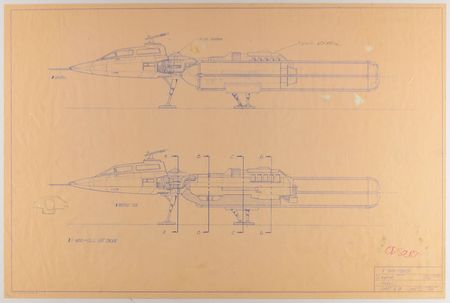 Lot #7557  Star Wars Original Blueprints - Image 1
