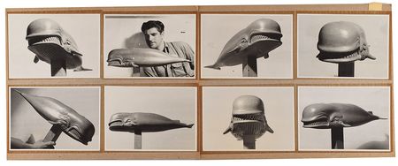 Lot #355 Walt Disney Studios Original Vintage Photographs of Pinocchio's Monstro the Whale Maquette - Image 1