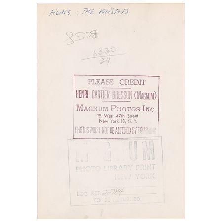 Lot #7311 Marilyn Monroe Original Vintage Photograph by Henri Cartier-Bresson - Image 2