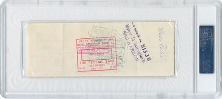 Lot #7286 Marilyn Monroe Signed Check - Image 2