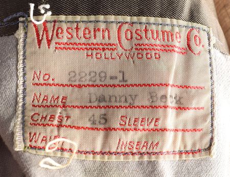 Lot #7249 Danny Beck's Screen-worn Suit from Man of a Thousand Faces - Image 9
