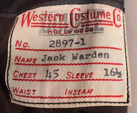 Lot #7097 Jack Warden's Screen-worn Coat from Billy Two Hats - Image 5