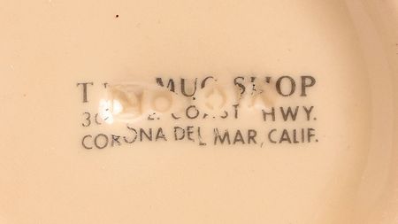 Lot #7003 John Wayne: 'El Dorado' Mug Gifted from Wayne to Shelton - Image 3