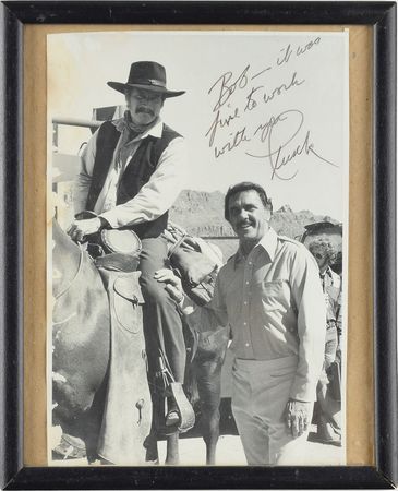 Lot #7015 The Last Hard Man: Charlton Heston and James Coburn Screen-Worn Wardrobe and Gun Rack - Image 5