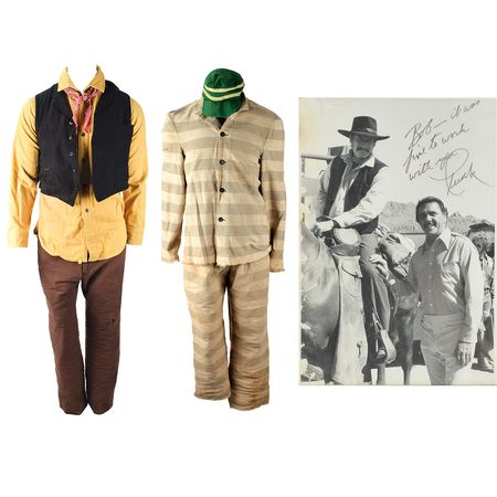 Lot #7015 The Last Hard Man: Charlton Heston and James Coburn Screen-Worn Wardrobe and Gun Rack - Image 2