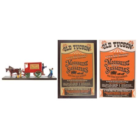 Lot #7050  Old Tucson Moonshine and Sassafras Model and Original Posters - Image 2