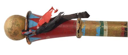 Lot #7062  Old Tucson Studios Rare Surviving Artifact/Prop Collection: Sword, Shield, Staff, Etc. - Image 8