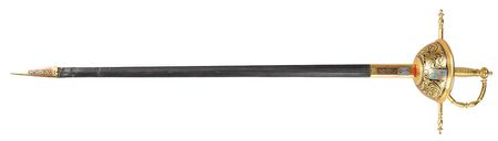 Lot #7062  Old Tucson Studios Rare Surviving Artifact/Prop Collection: Sword, Shield, Staff, Etc. - Image 13